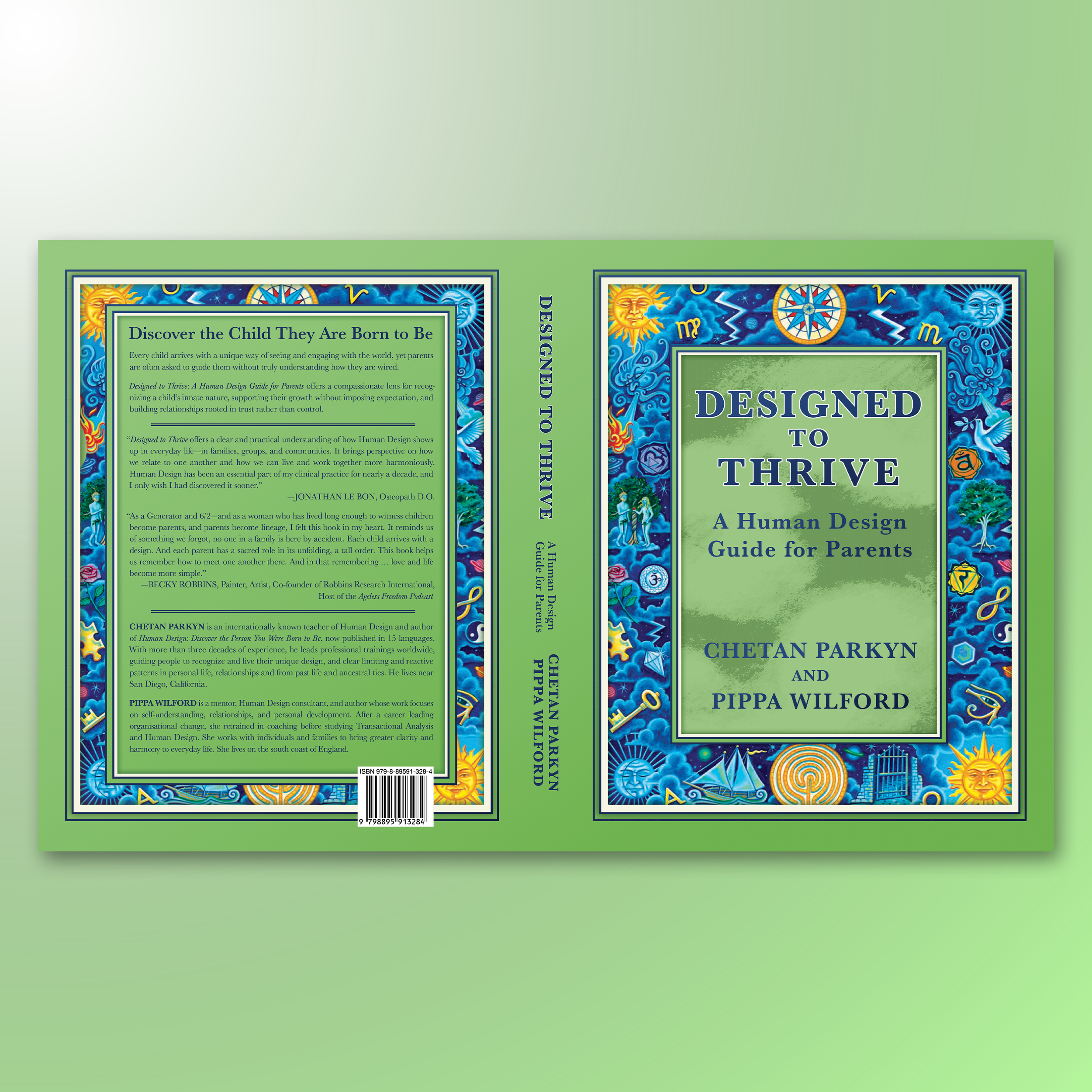 DESIGNED TO THRIVE. I worked closely with the authors to design the next iteration of Human Design, a renowned self-help book published in 2009. I kept this design faithful to its previous counterpart by making use of the original illustration and ac