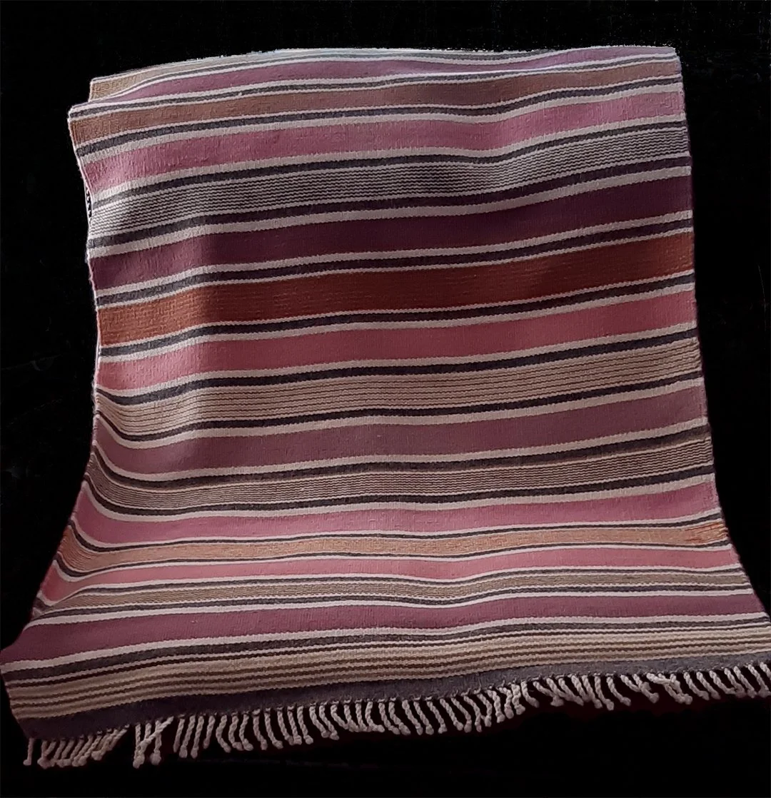 Hand-Woven Elegant Wool Tapestry