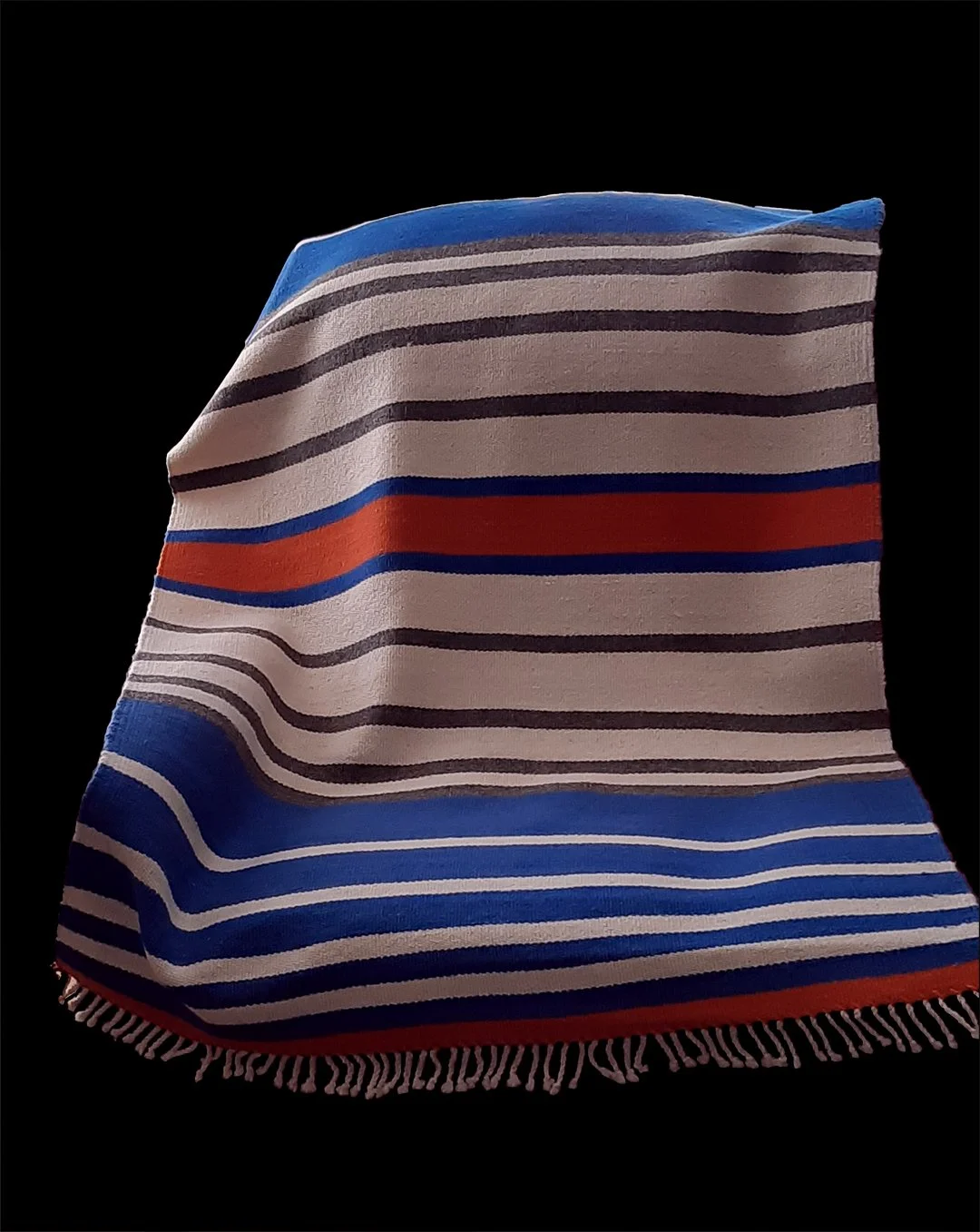 Handwoven Border Leicester Wool Tapestry - SOLD