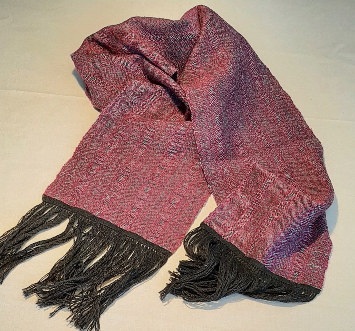 Persian Silk Road Inspired Handwoven Scarf