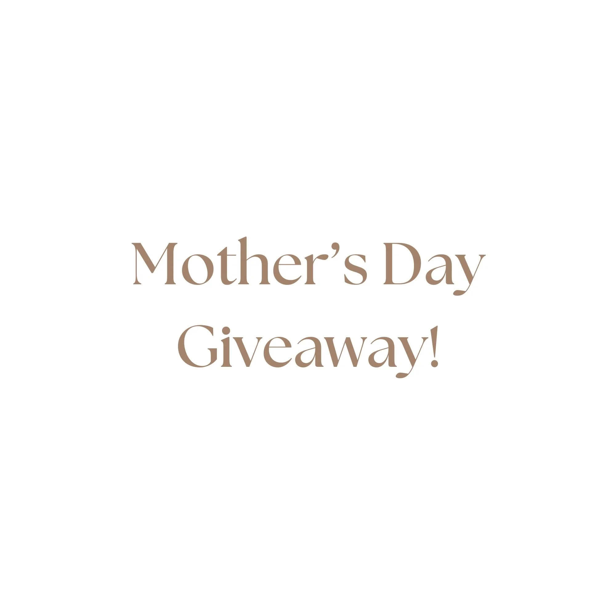 Happy Mother&rsquo;s Day!

Here&rsquo;s a little something beautiful for someone you love. 

Win a personalised herbal tonic experience with a 20-minute session designed to create a bespoke 100ml botanical blend for a special woman in your life. Thou