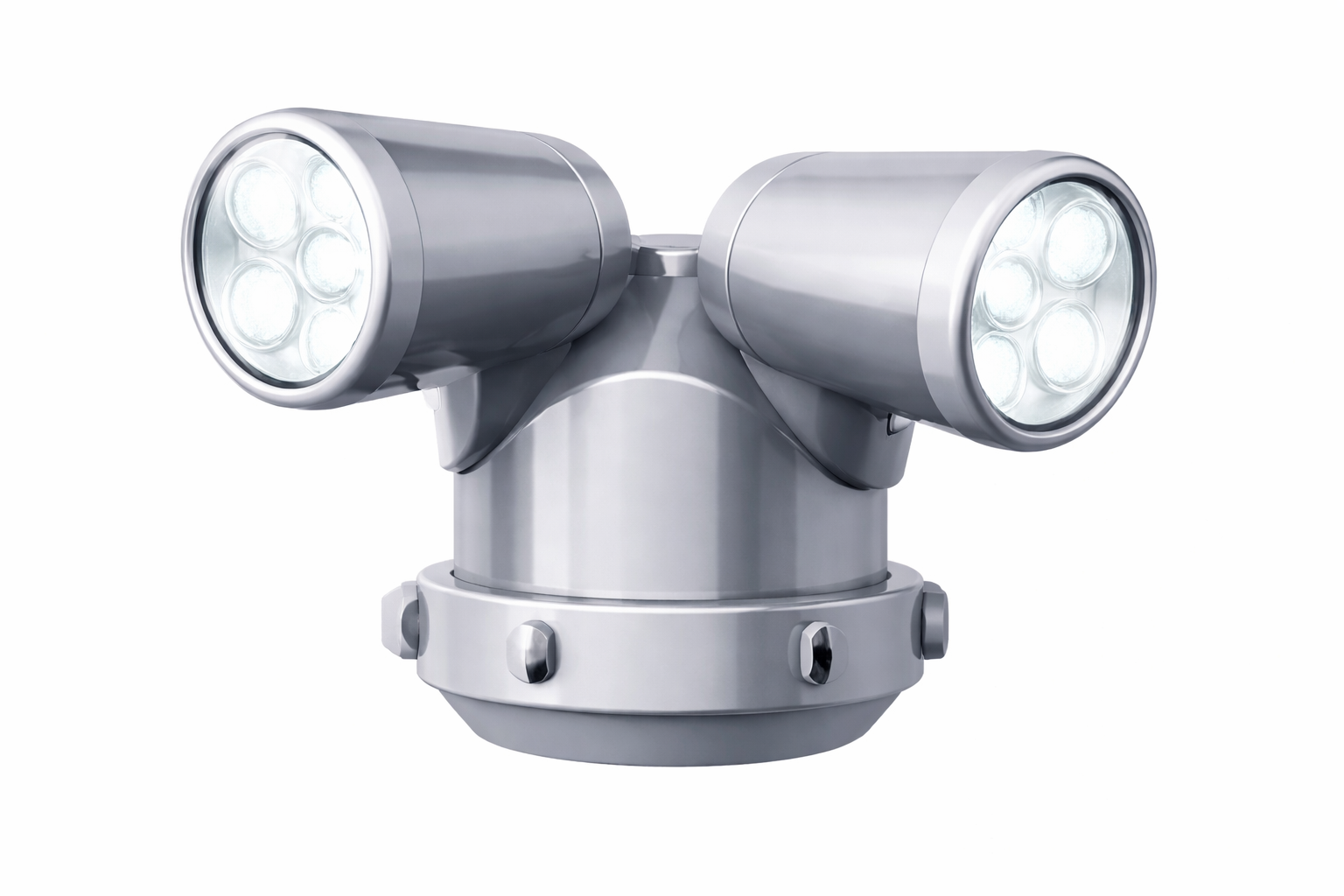 Replace flood light (outside, < 14ft)
