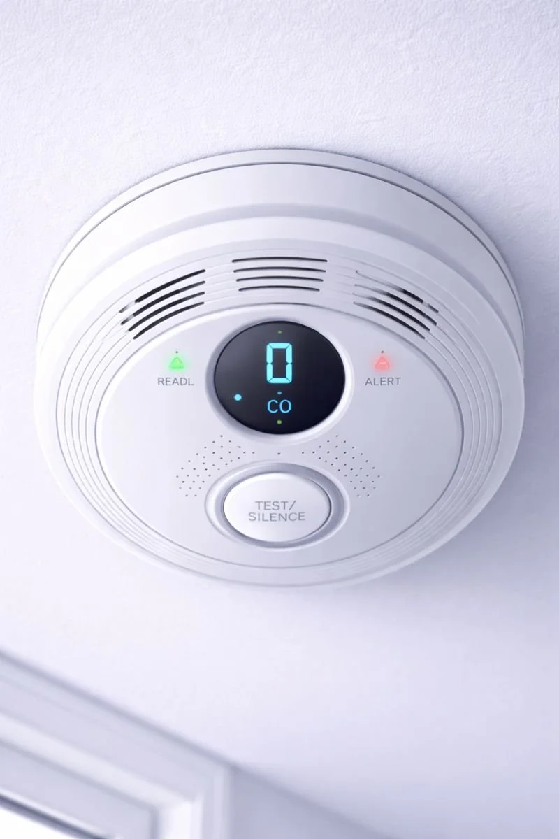 Hardwired smoke/CO combo (provided by Upgrade)