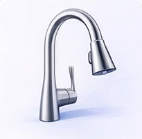 Replace kitchen faucet with pull-down