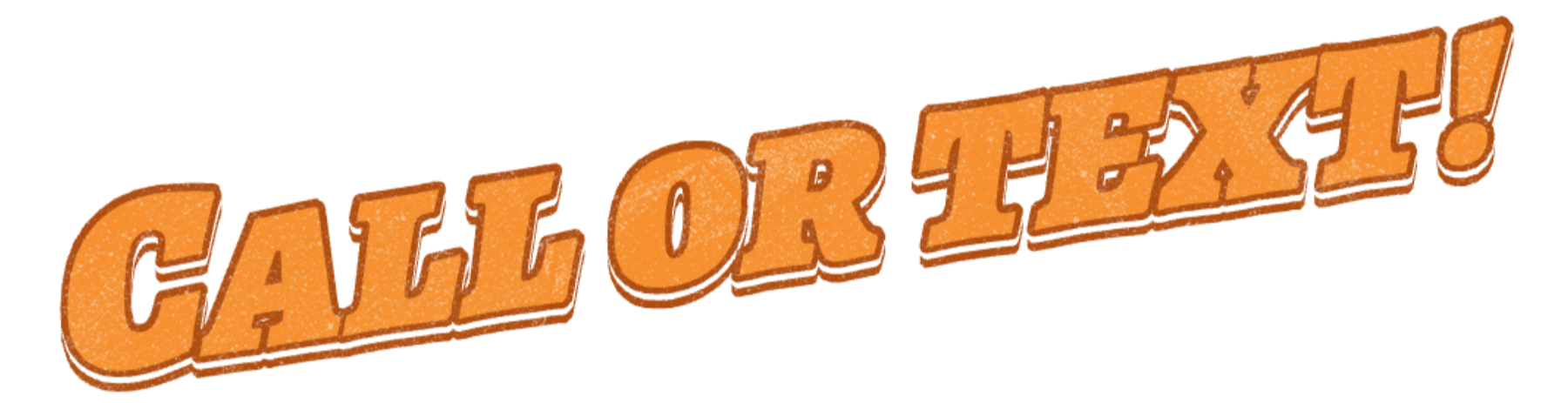 An image telling users they can call or text Knox Exterior Care Co.'s business number.