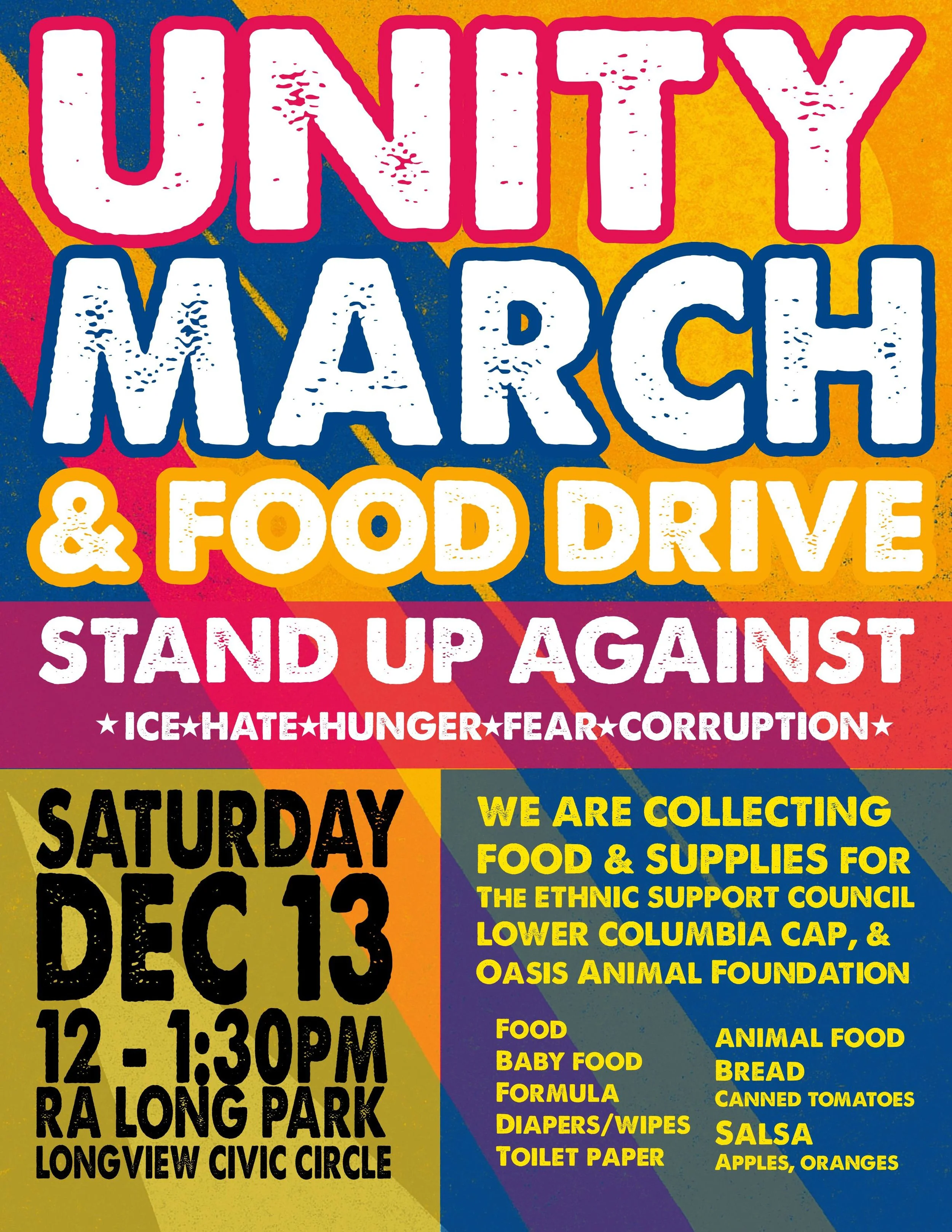 Unity March &amp; Supply Drive