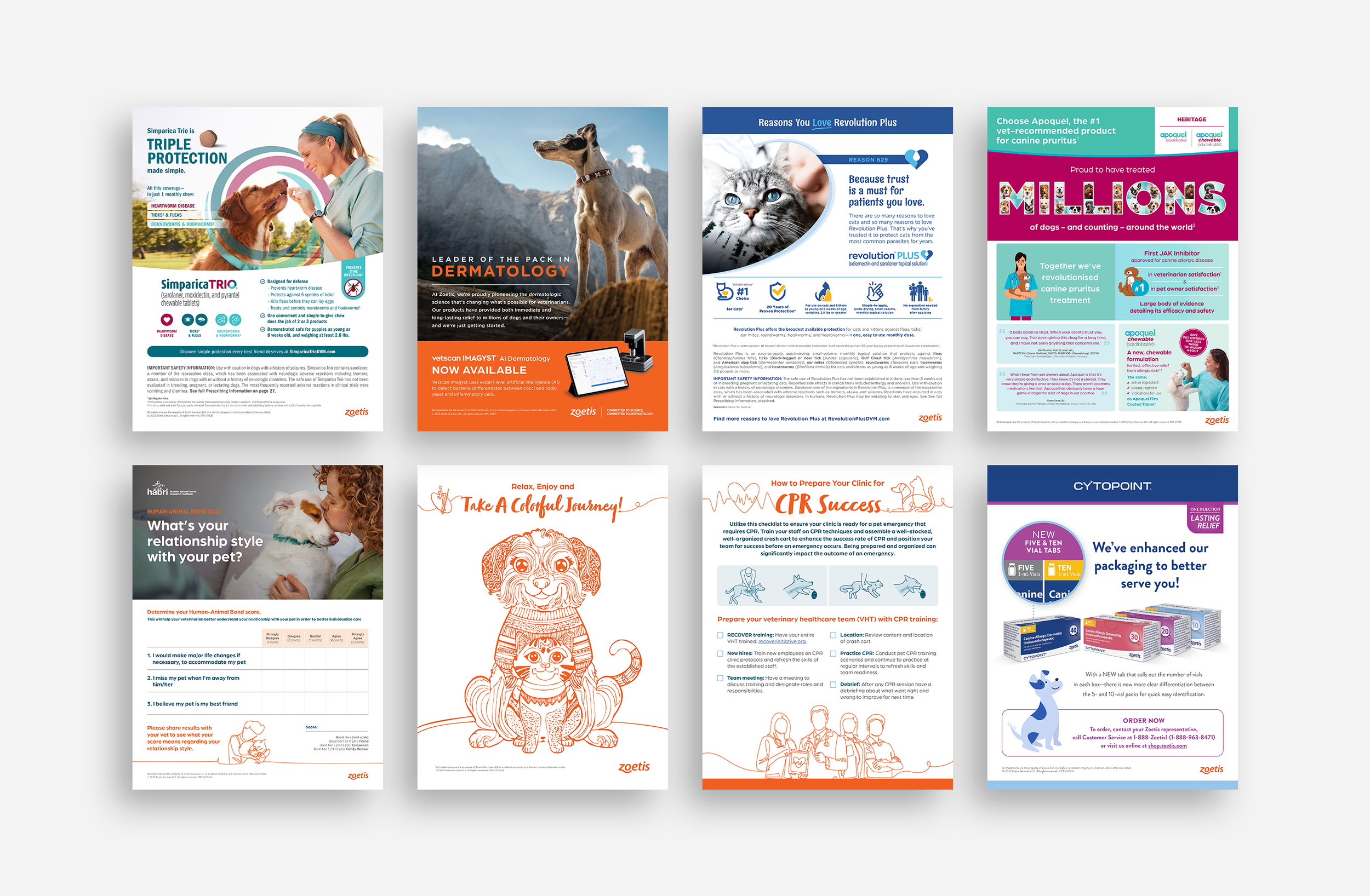 Zoetis magazine ads