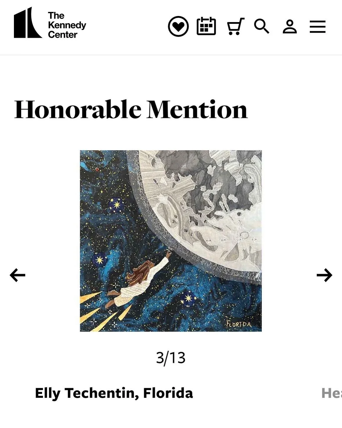 12"x12" Quilt block I designed and made for the 2025 Lunar Quilt Block Challenge for the Kennedy Center and NASA Exhibit. 