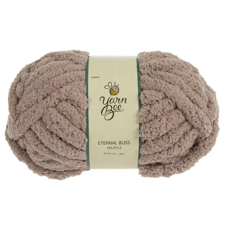 Truffle Chunky Chenille Yarn.webp
