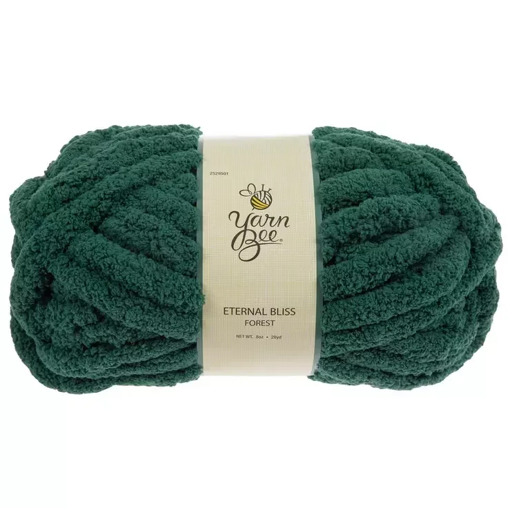 Forest Green Chunky Chenelle Yarn.webp