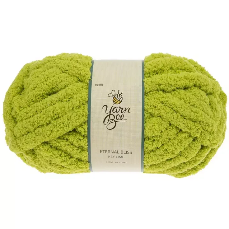 Key Lime Chunky Chenille Yarn.webp
