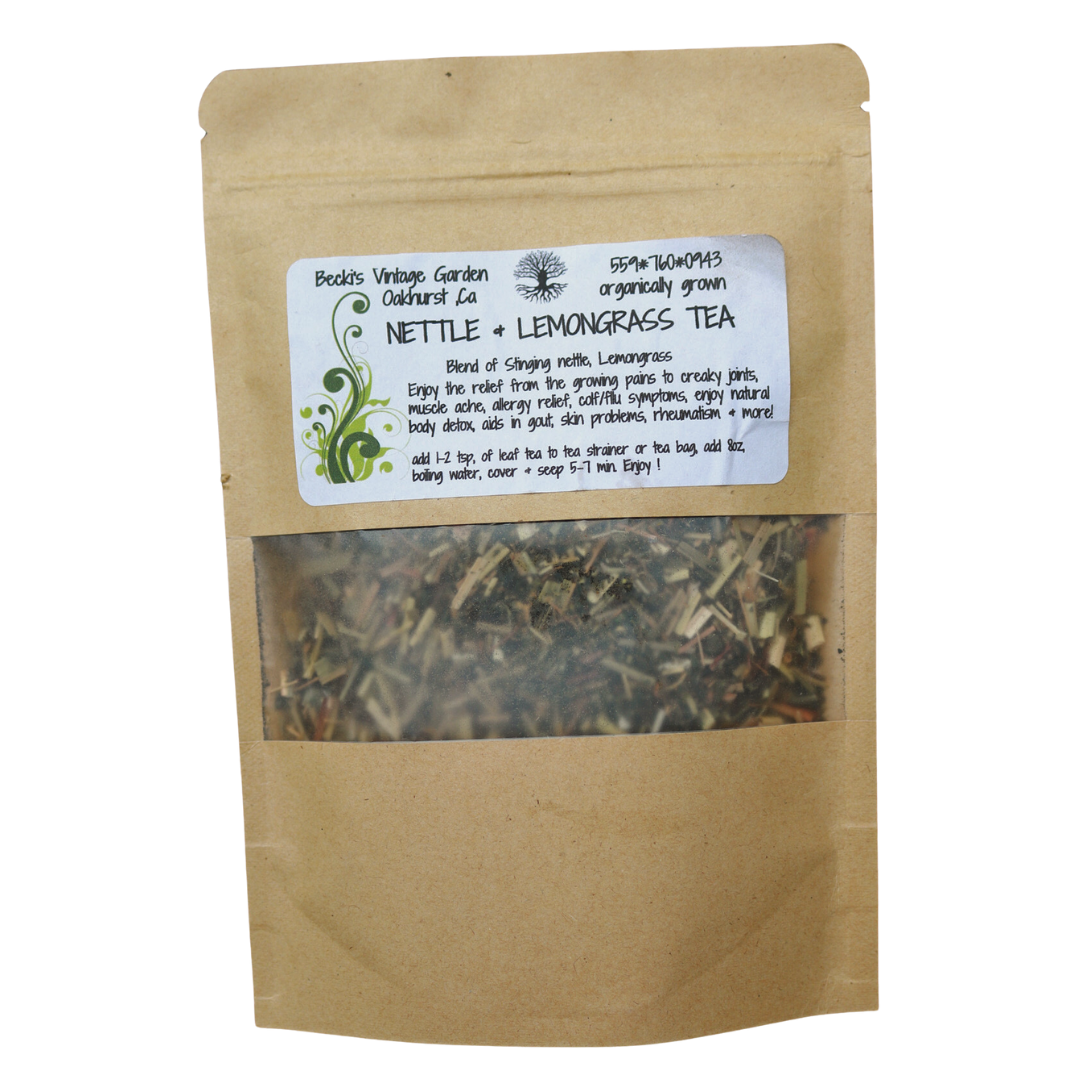 Nettle + Lemon Grass Tea