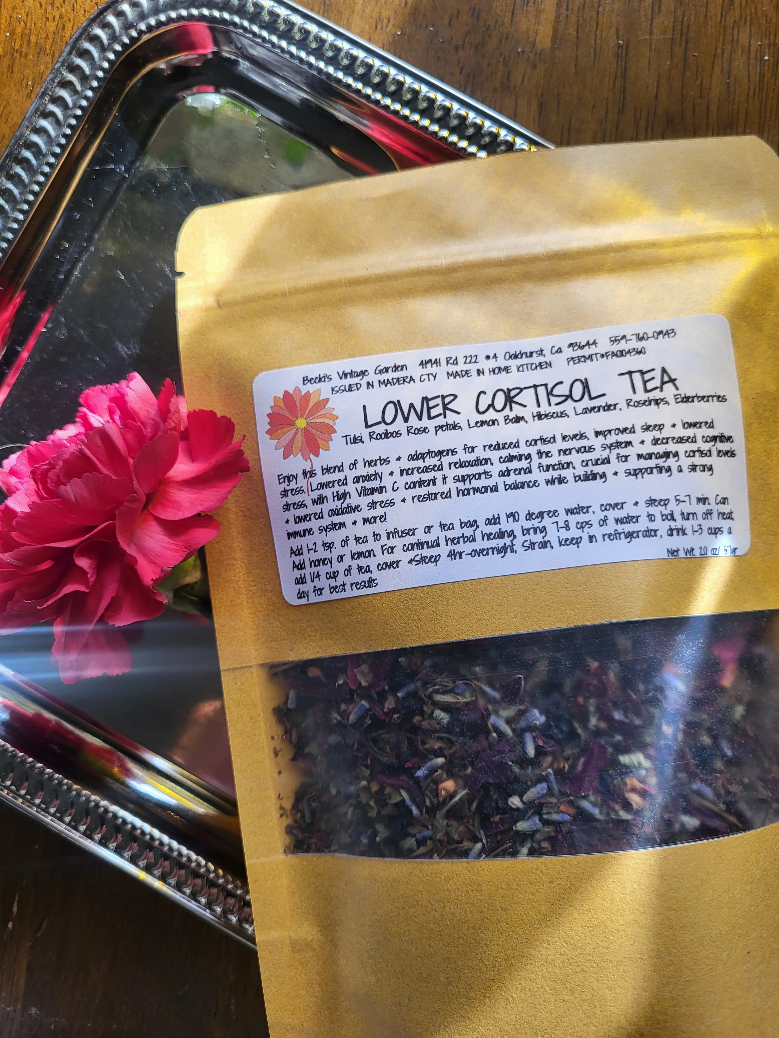 Lower Cortisol Tea