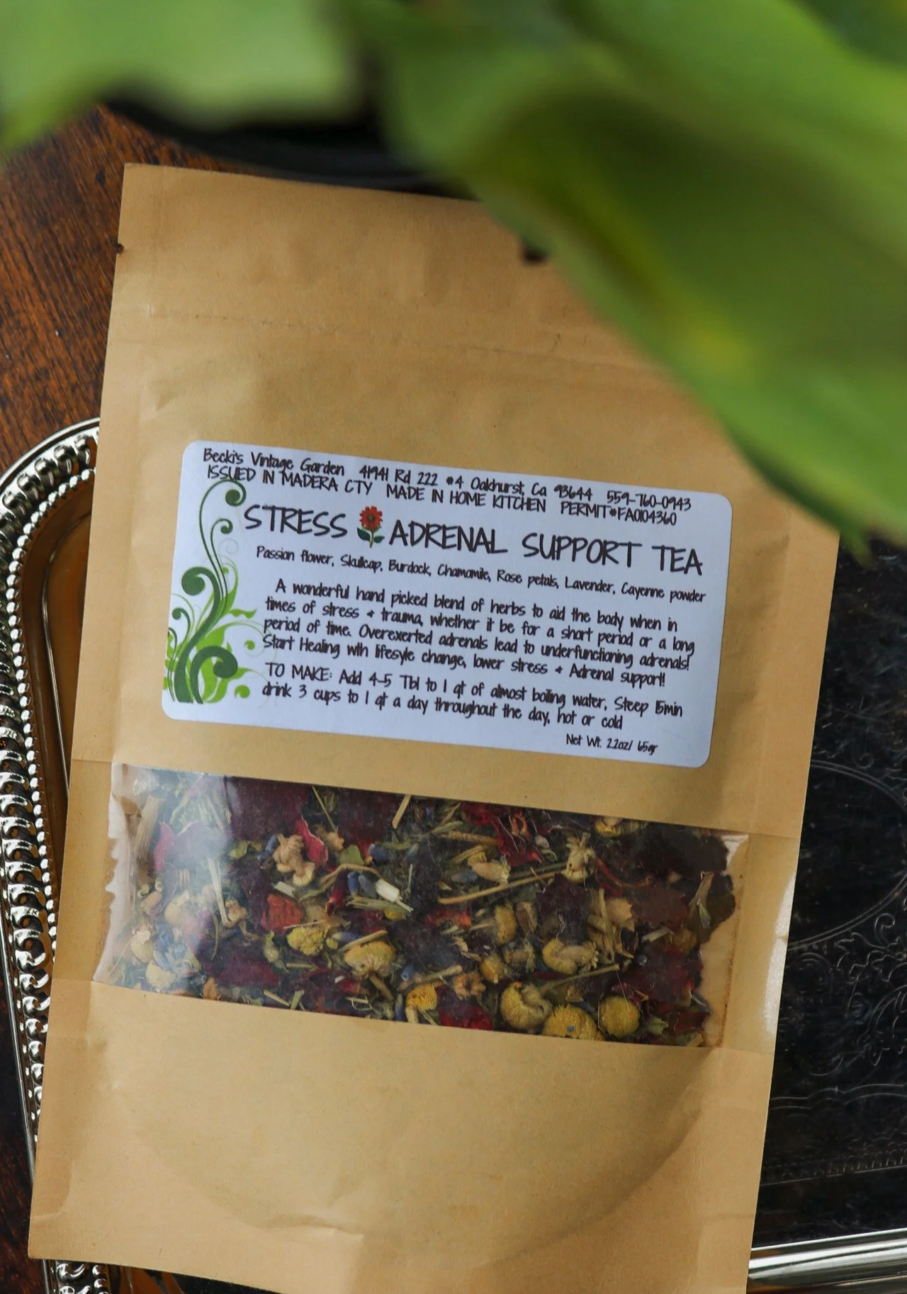 Stress &  Adrenal Support Tea