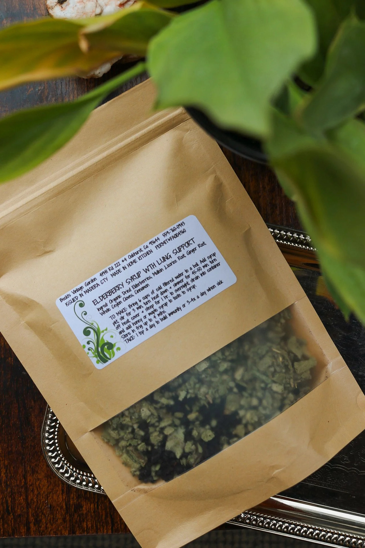 Elderberry Syrup with Lung Support