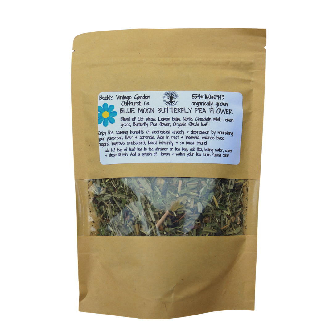 Blue Moon Butterfly Pea Flower
