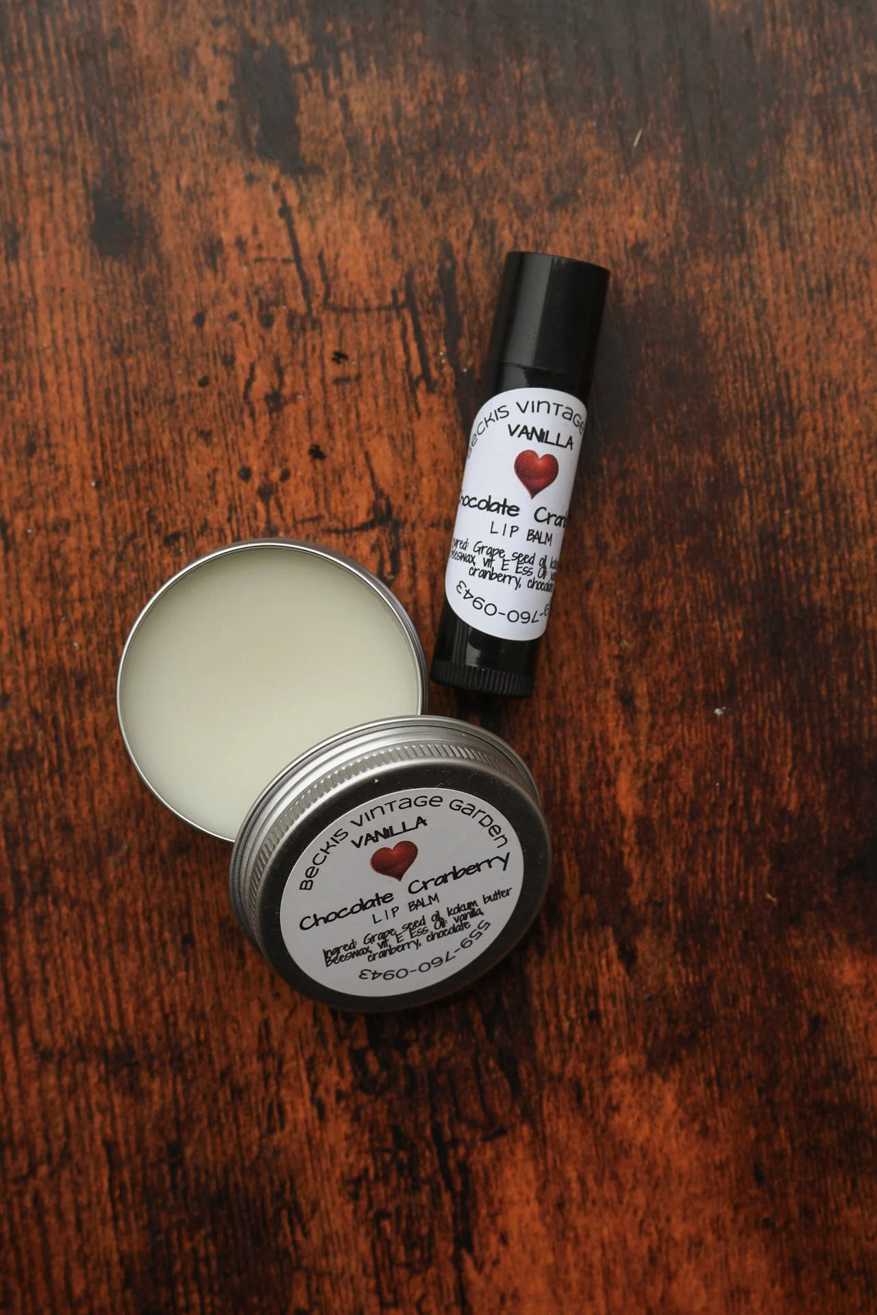 Chocolate Cranberry Lip Balm