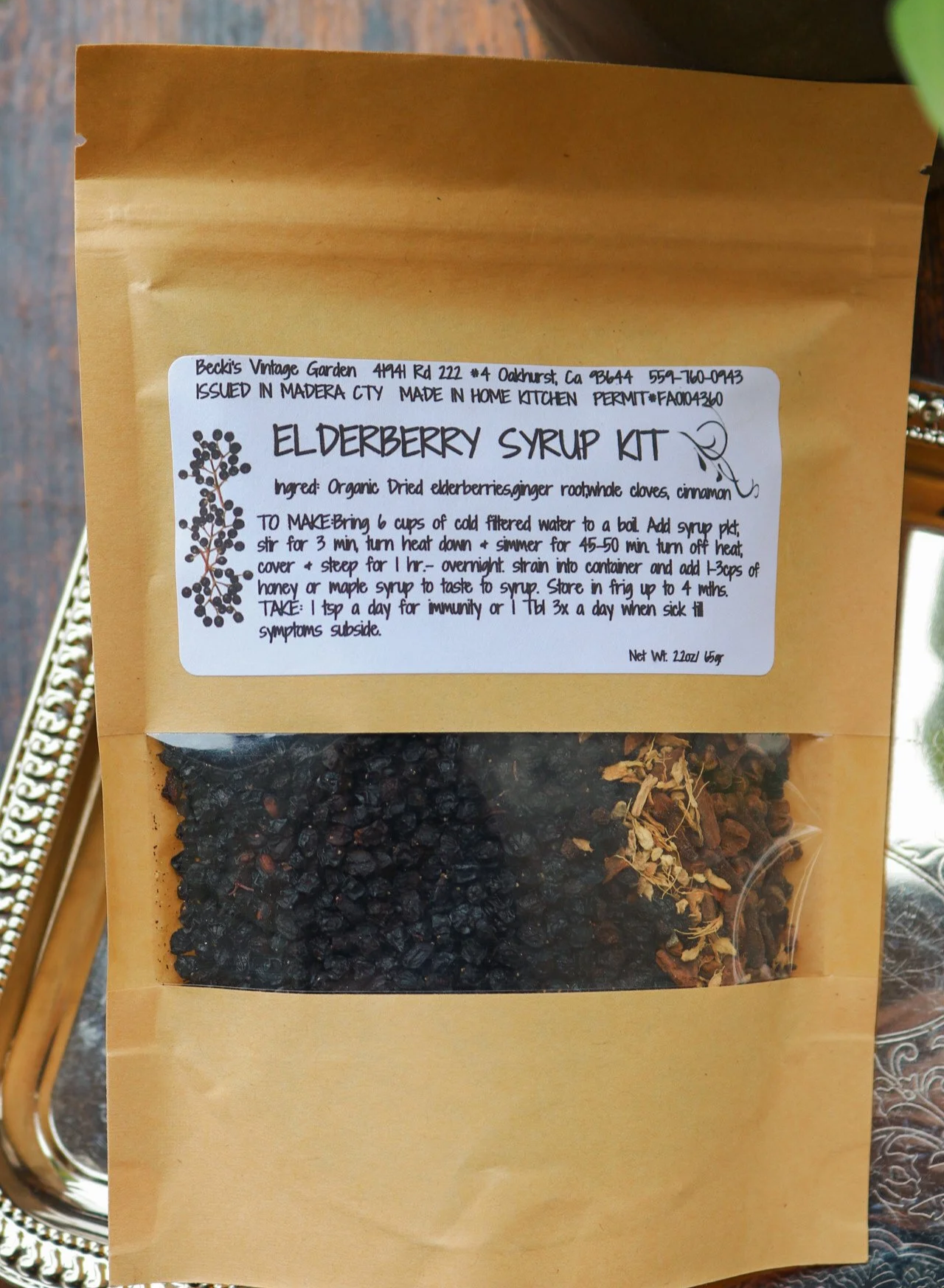 Elderberry Syrup Kit