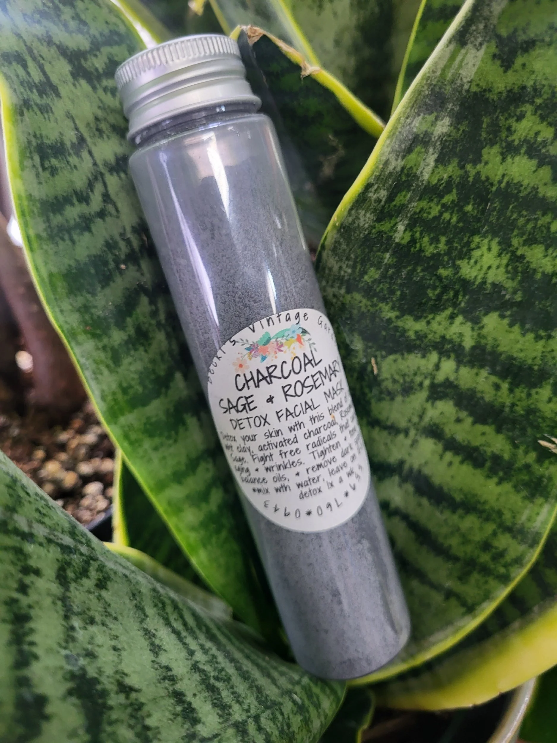 Sage & Rosemary Charcoal Facial Detox