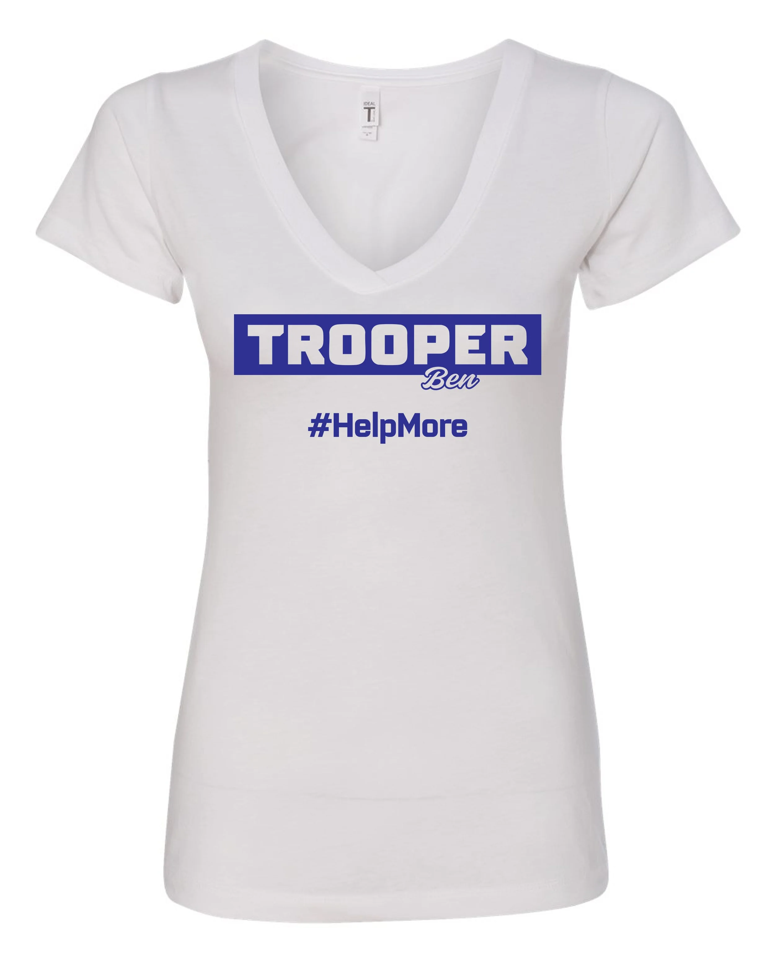 Trooper Ben #HelpMore – V-Neck