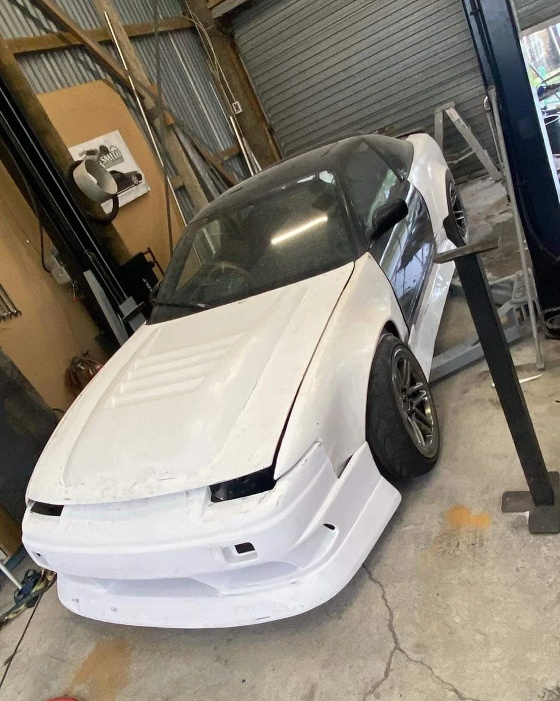 New track car build finally starting to take shape 💸 massive thanks to Sam at #smithindustries