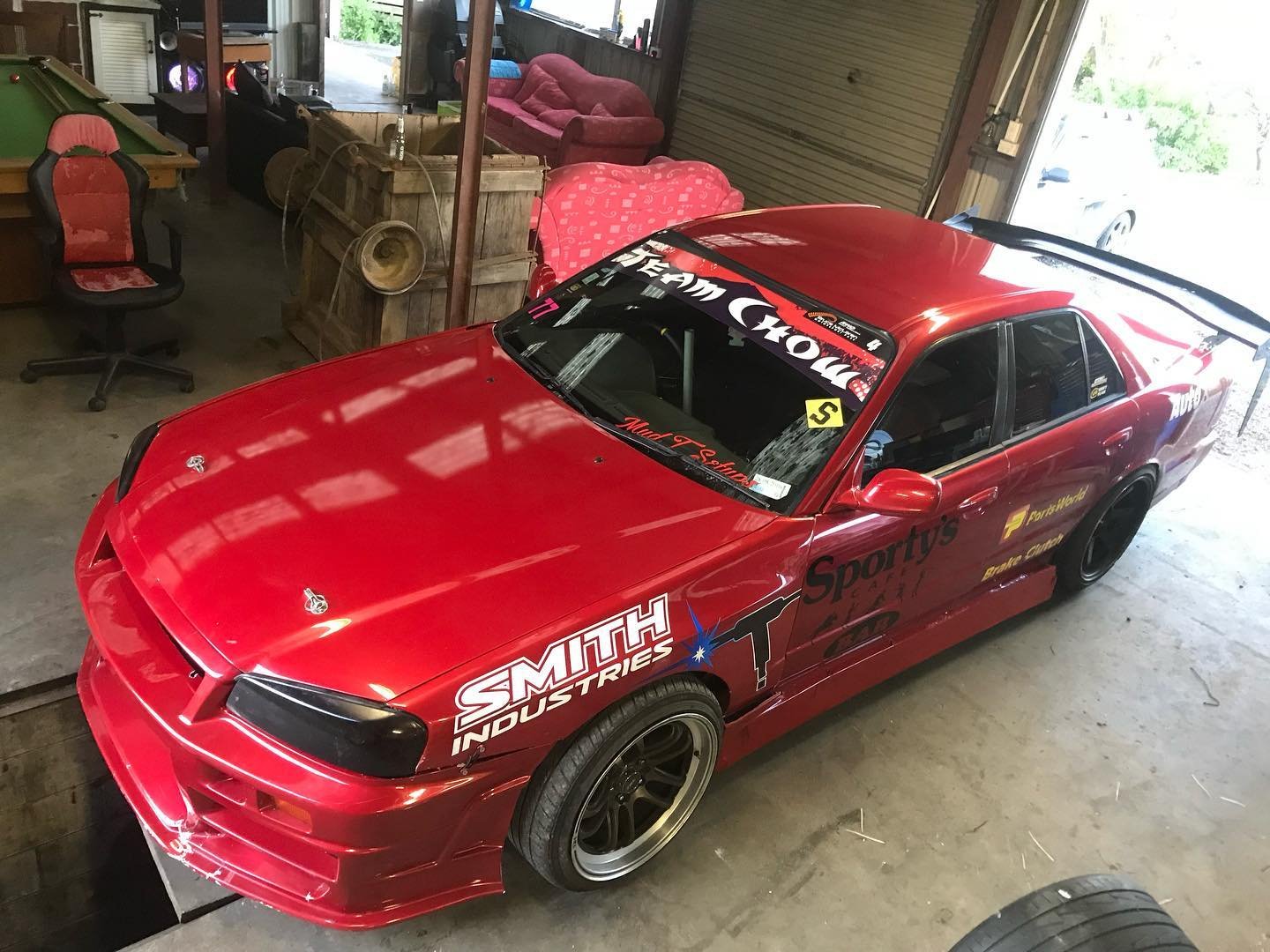 Ready for war 👊🏽💥

#smithindustries #sportyscafeandbar #teamchow #mudtsetups #r34 #gtr #nismo #skyline #drift