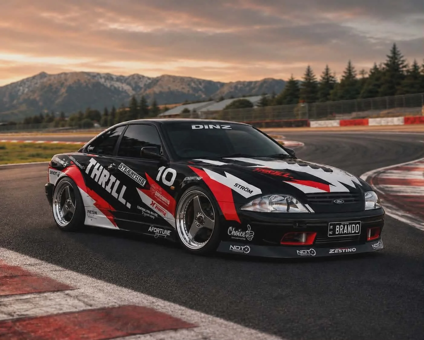 The 180SX has barely had its first proper outing and @steve_the_maori is already trying to change the look 🥴

Honestly though&hellip; he might be onto something 😅

What&rsquo;s your thoughts?
