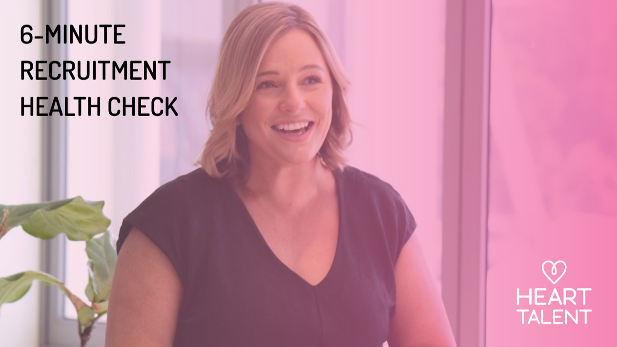 6-minute recruitment health check