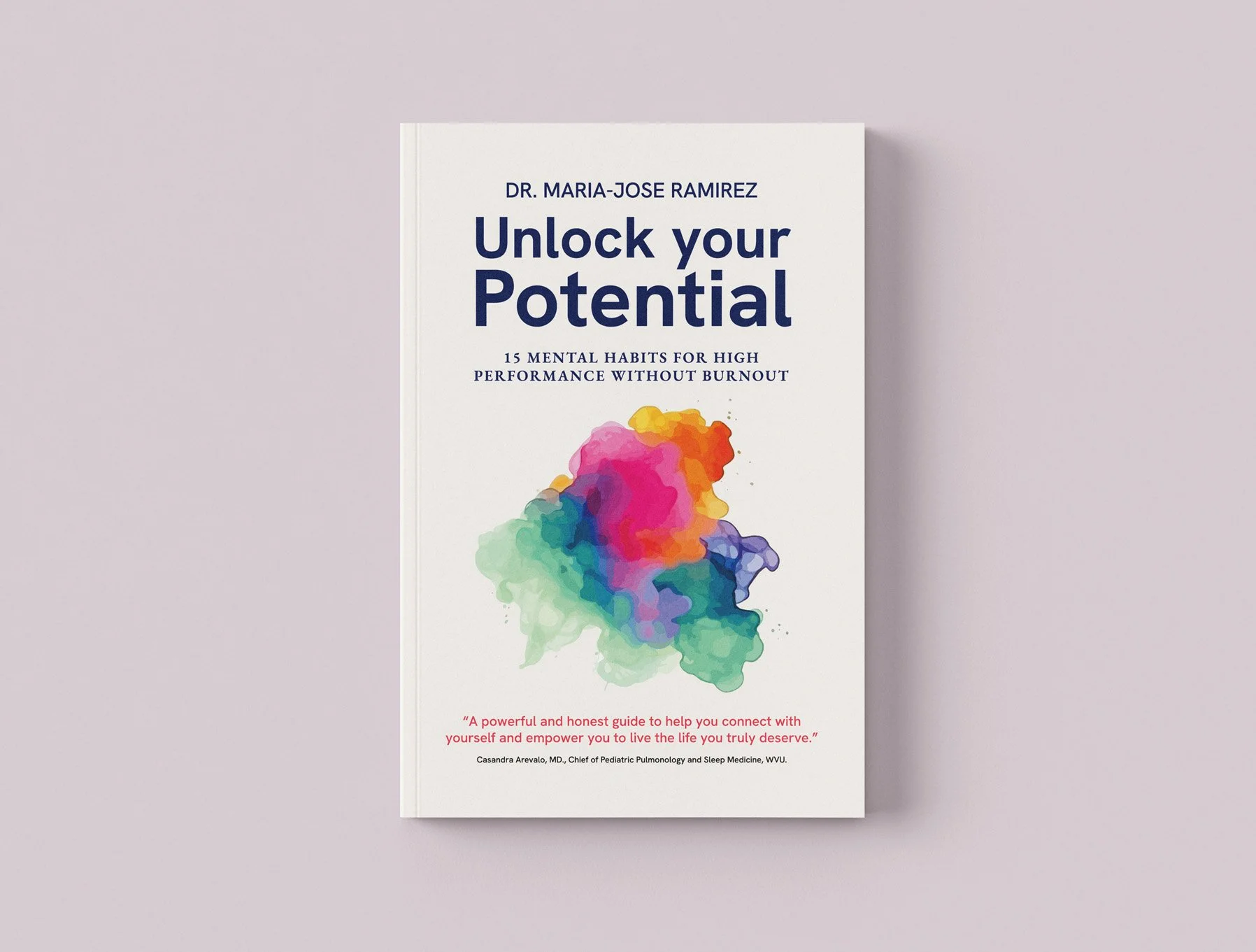Book "Unlock your Potential" by Dr. María José Ramírez.