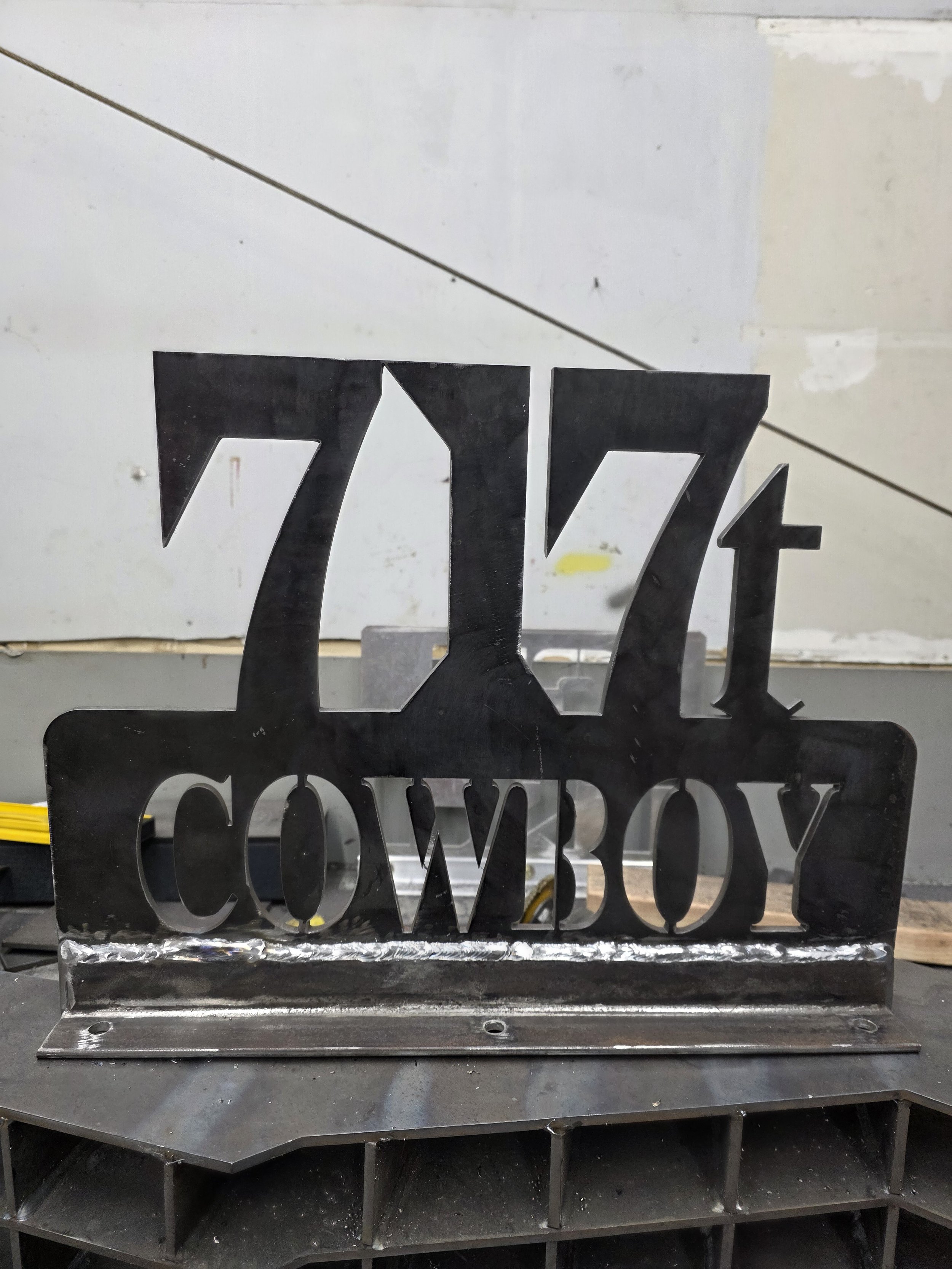 Plasma Cut Roof Sign