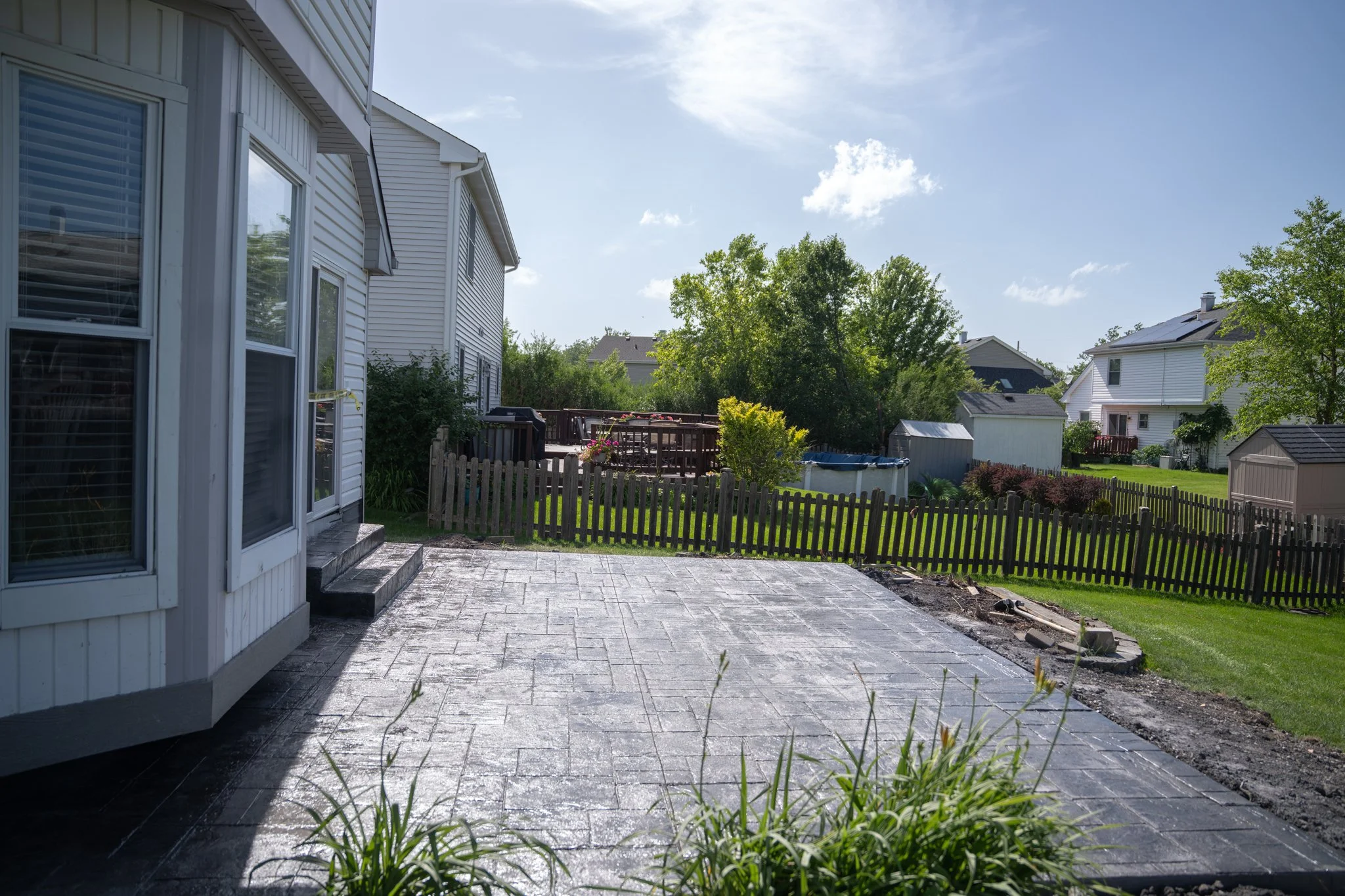 Bartlett Concrete Patio