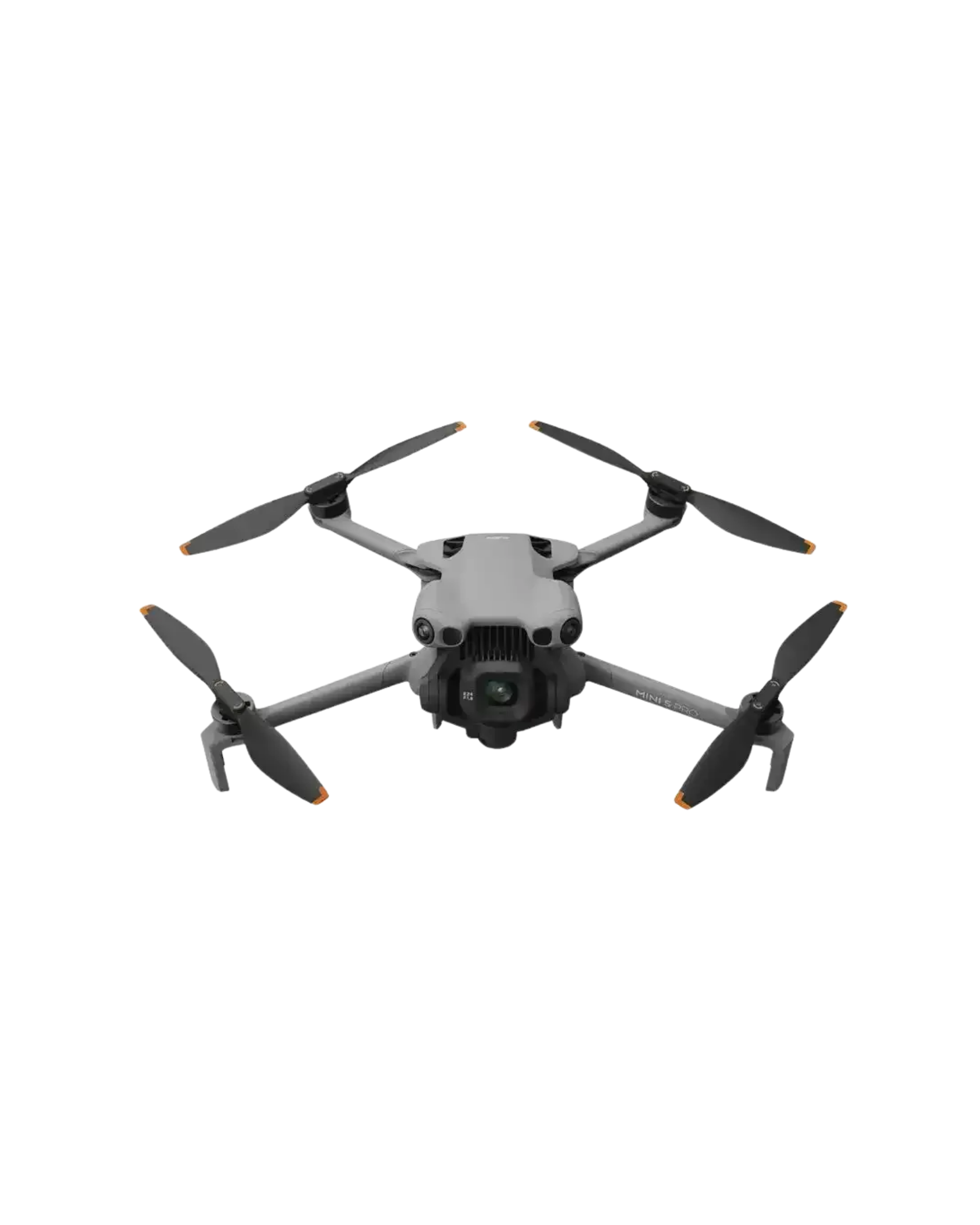 A drone with a camera mounted underneath, viewed from below.