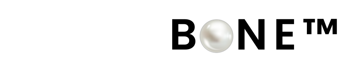 Natural pearl illustrating the marine origin of PearlBone™ biomaterial