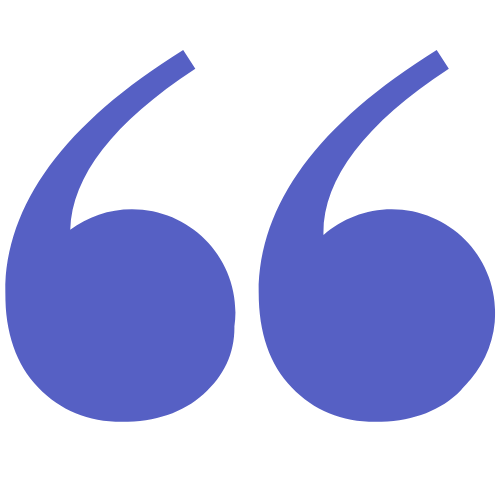 Opening quotation mark graphic used for testimonial or highlighted statement