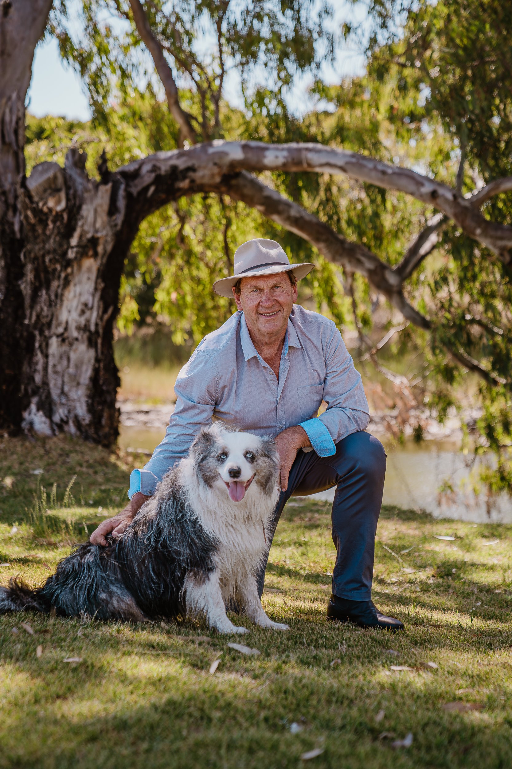 Hassie & his dog Pebbles