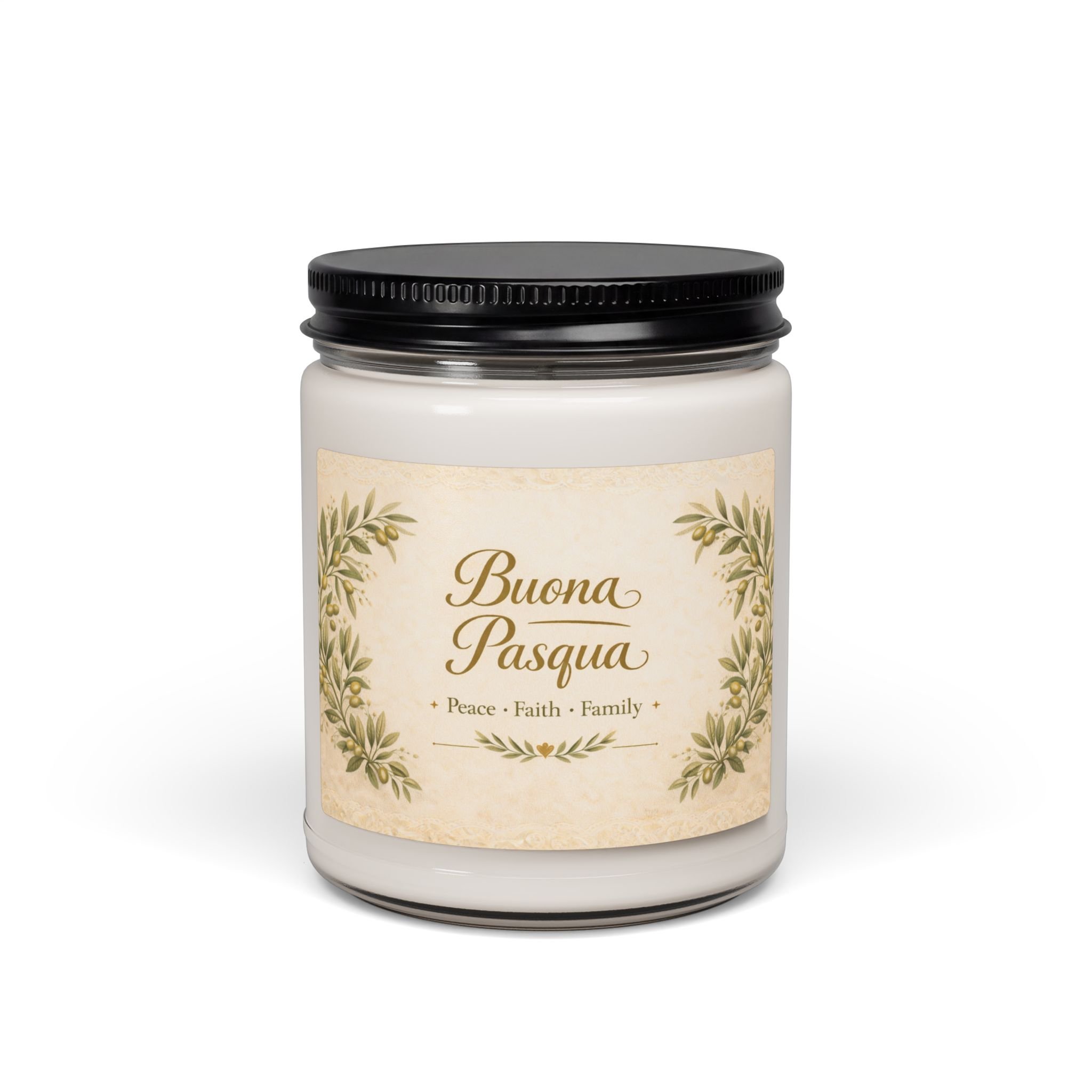 Buona Pasqua 9oz Scented Soy Candle — Easter Peace, Faith & Family