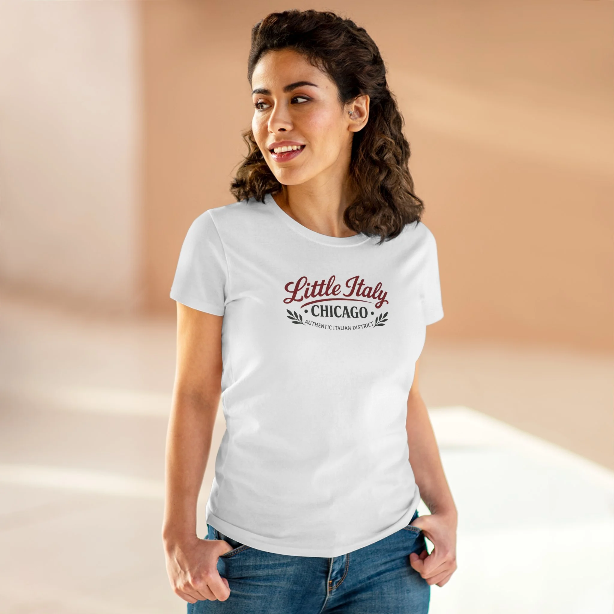 Little Italy Chicago Retro Neighborhood T-Shirt