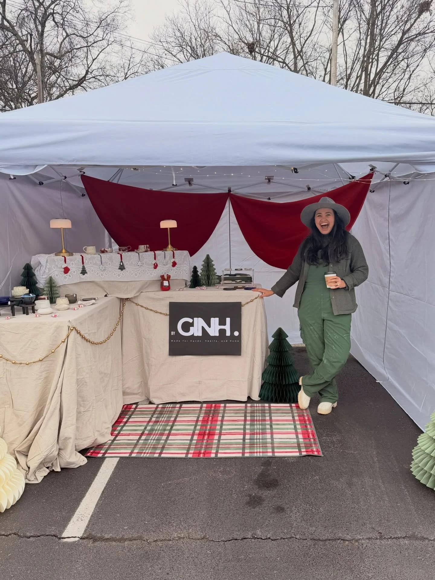 Yesterday was a huge milestone for me! 

I was planning on fully launching @byginh at the beginning of 2026, so doing a market this Christmas was not on my mind&hellip; but we did it! And to be completely transparent, I did it terrified. 

My only go