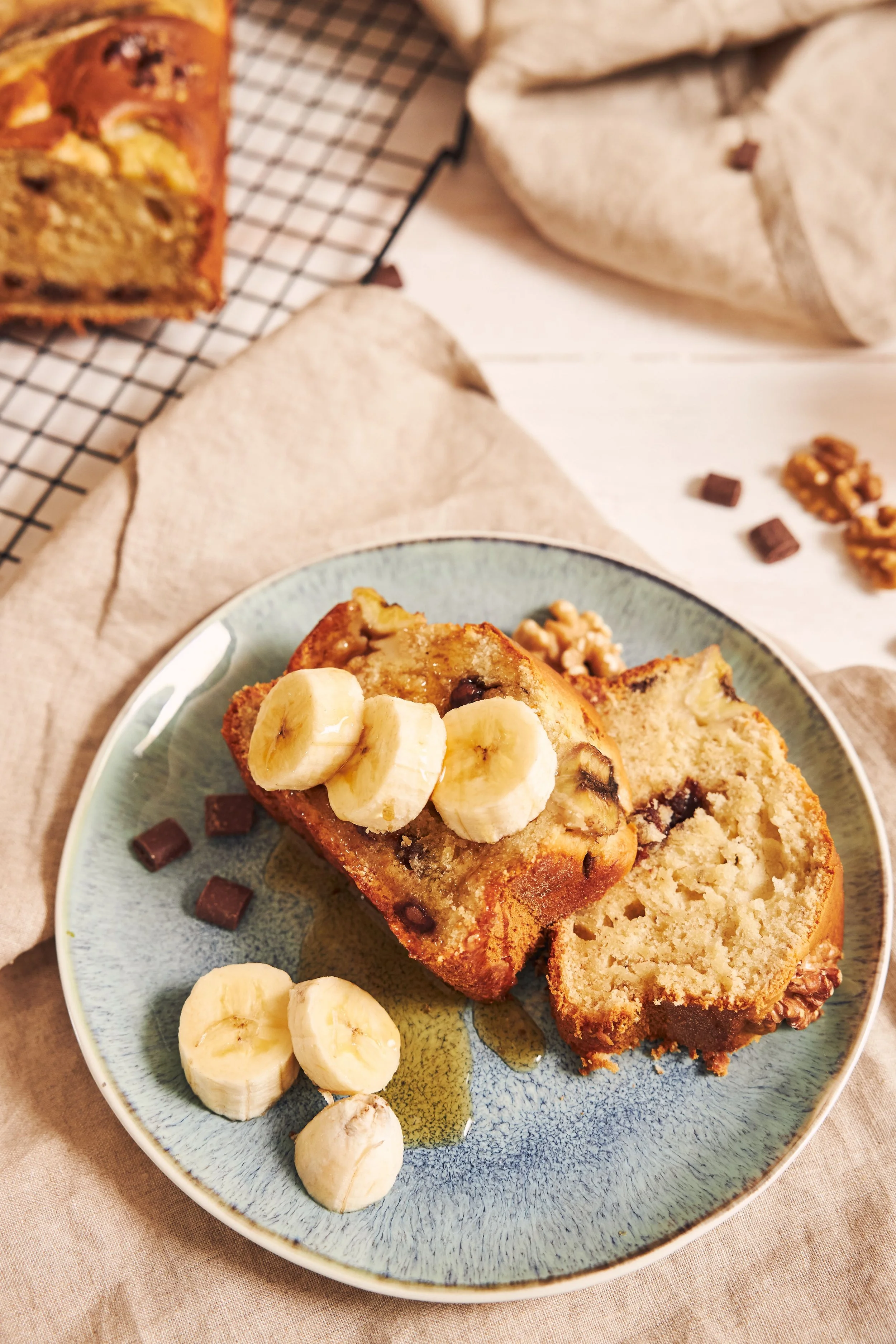 Sweet Awakening Banana Carmel Cake