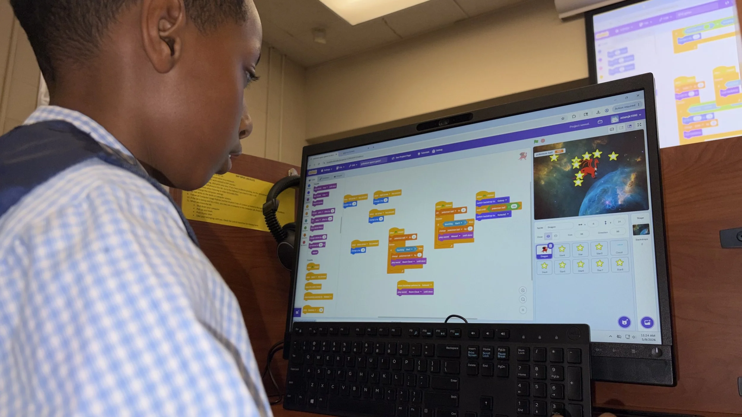 Scratch Coding Class at Saint Paul College