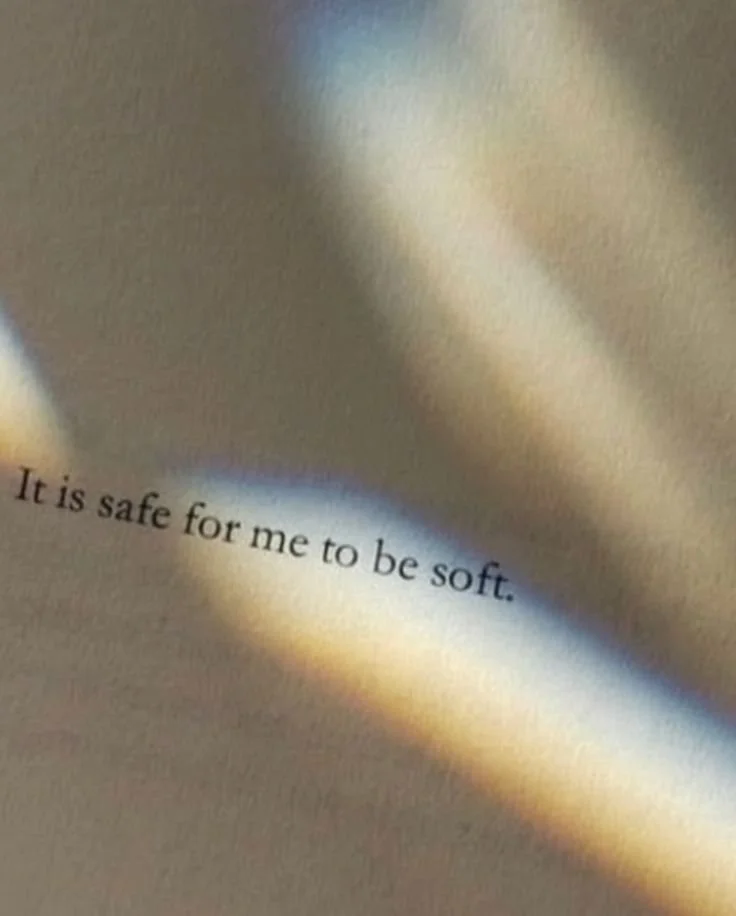 Softer Landings & Organic Living ✨ 🪐 __Repeat after me _ “It is safe for me to be soft” __#softlife #softnurse #softmom #softwife #softwoman #softgirl.jpeg