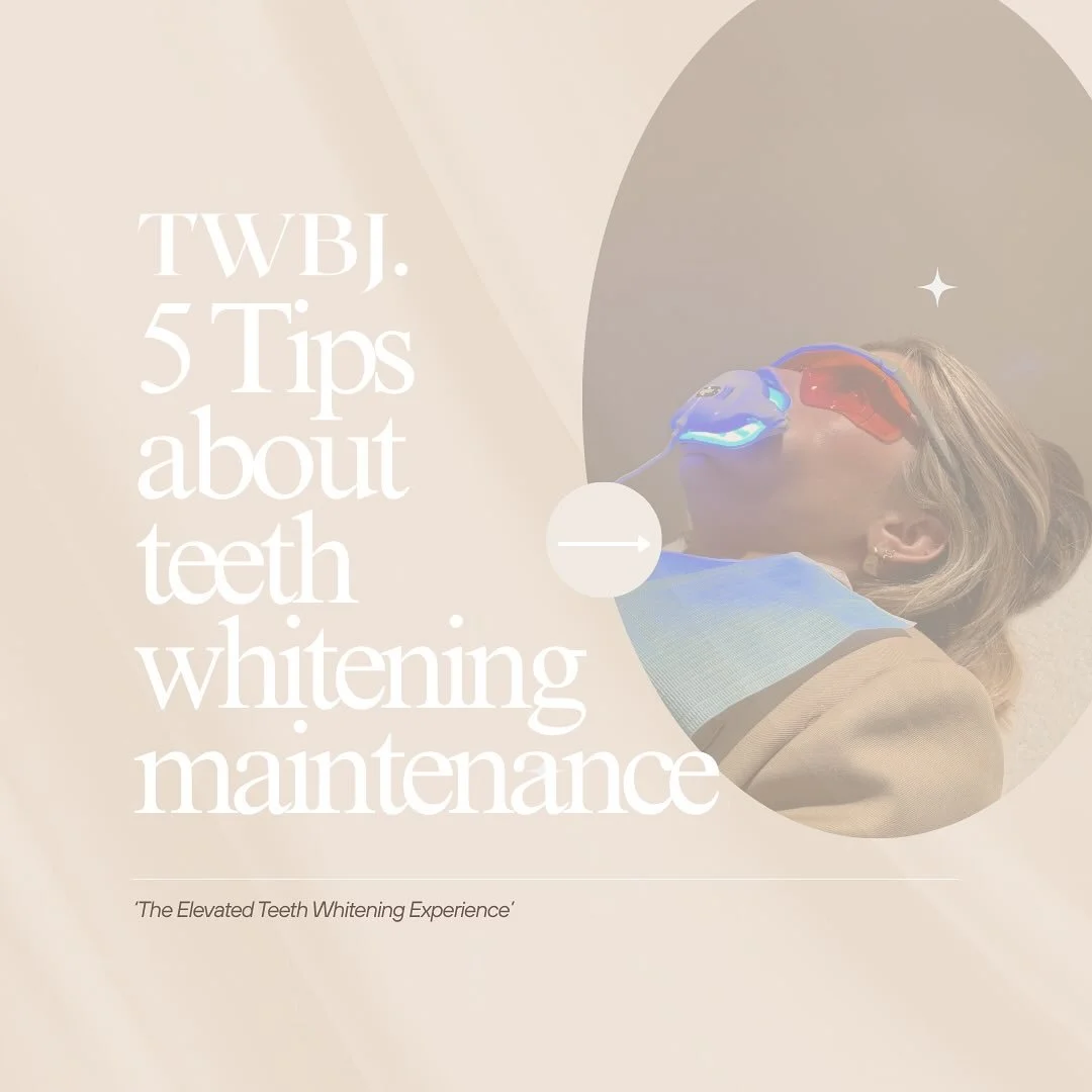 You&rsquo;ve whitened your teeth &mdash; now let&rsquo;s keep them that way! 
✨Sharing our top 5 tips to maintain your white smile.

Book your TWBJ smile in today |

#teethwhiteningbyjess #sydneyteethwhitening #mobileteethwhitening #beforeandafter #w