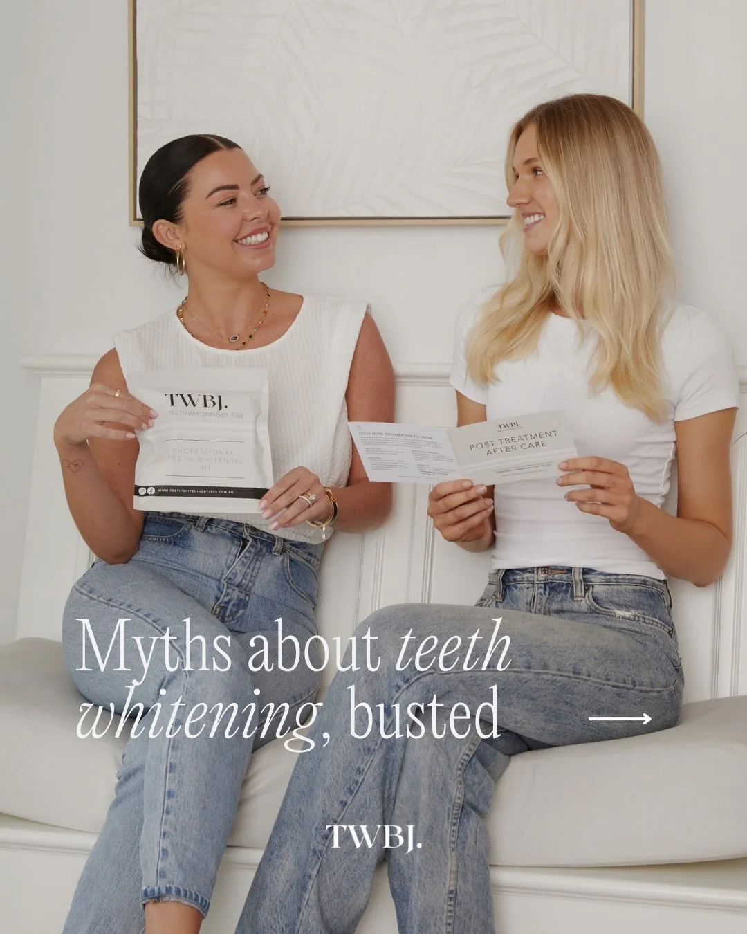 Let&rsquo;s set the record straight, we hear these myths all the time and we&rsquo;re here to bust every single one of them.

Cosmetic Teeth Whitening is safe, effective and life-changing when done right. 
🤍 save this for anyone who&rsquo;s been on 