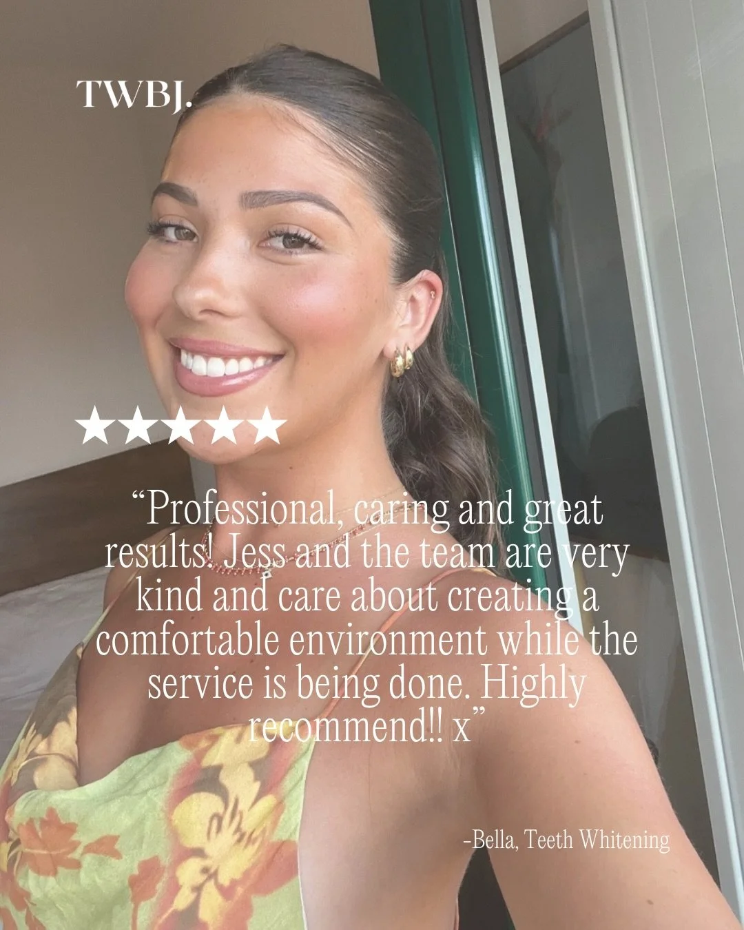This never gets old 🤍 Nothing makes us happier than hearing how a TWBJ treatment has made our clients feel. 

Ready to feel this way too? Book your appointment via the link in bio ✨

 #clientlove #teethwhitening #smileconfidence #sydneybeauty #cosme