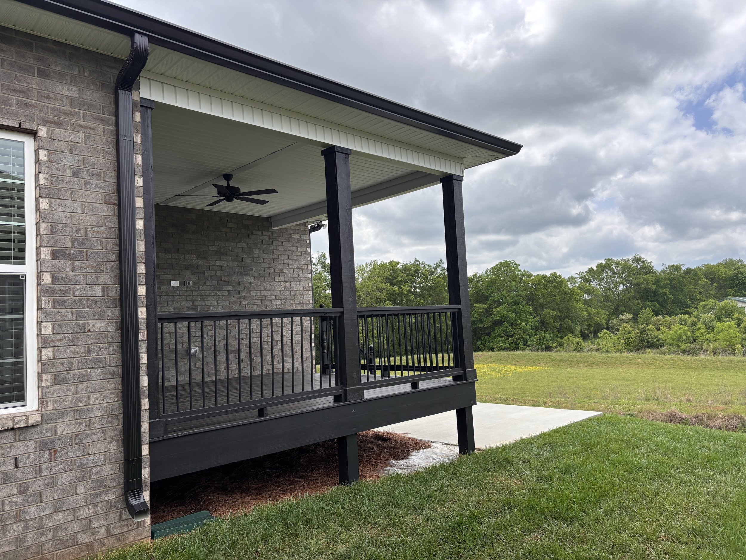 Custom Home Custom Backporch