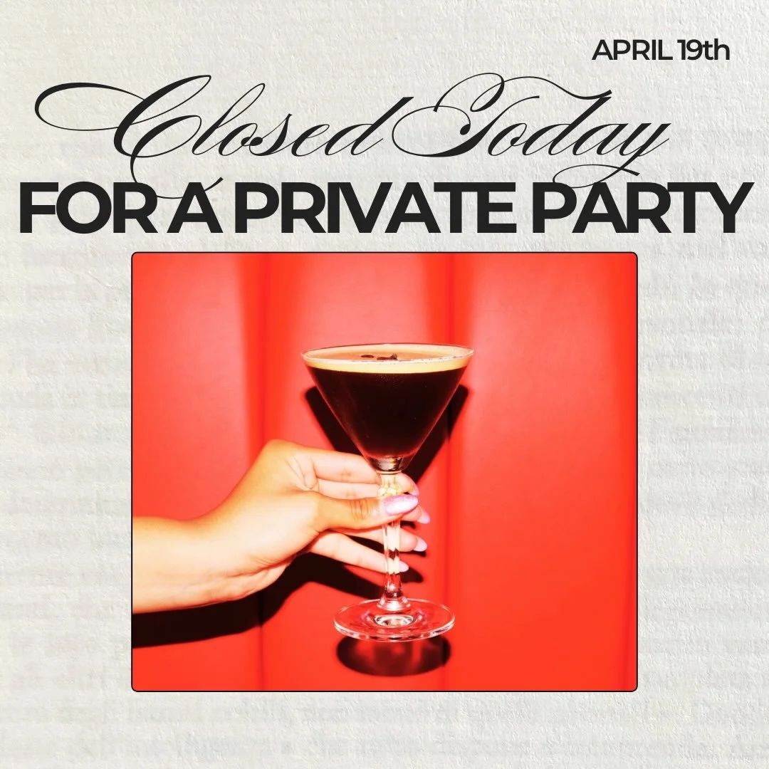 book your private party with the link in our bio ❤️ see you on Monday for happy hour at 3!