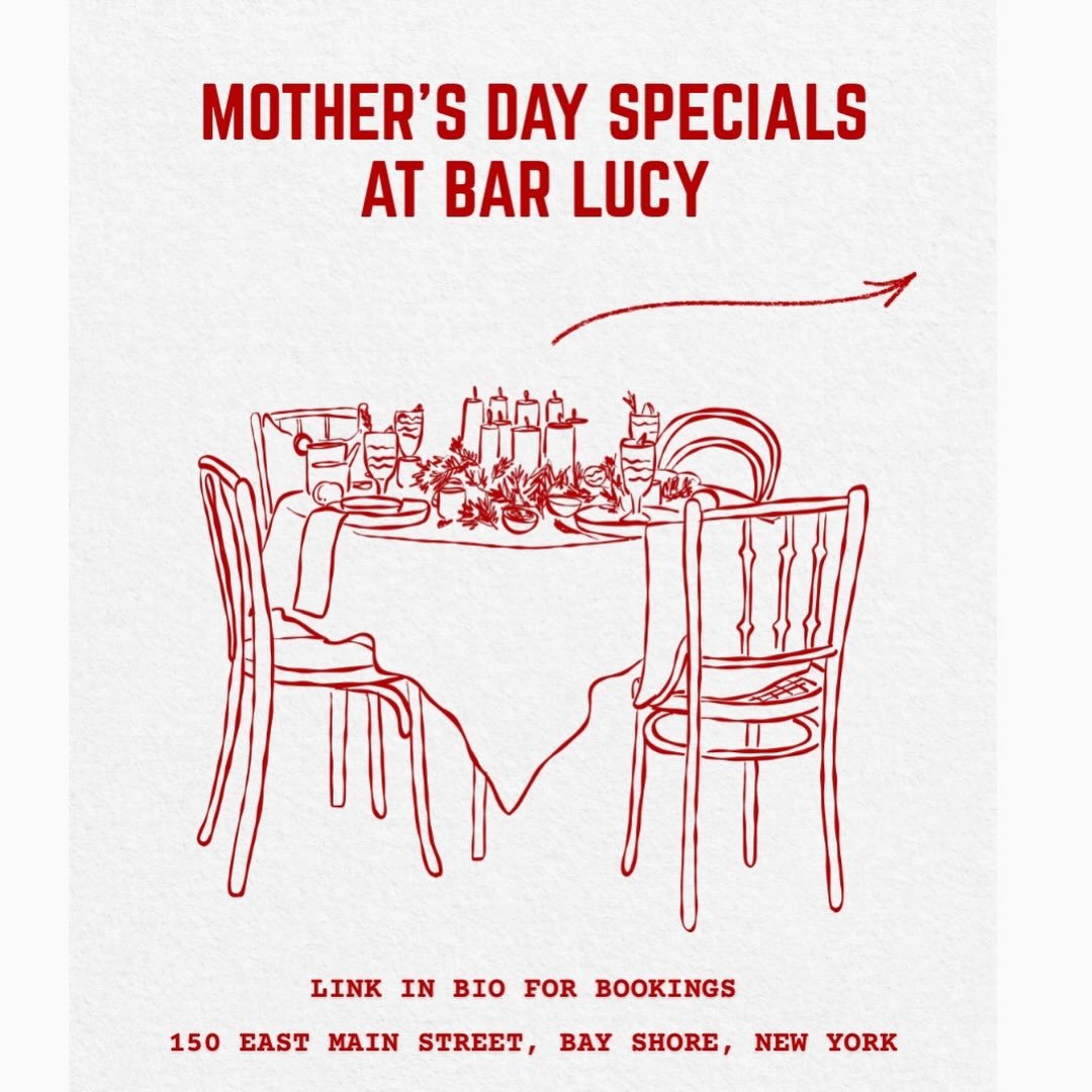 Our specials menu for Mother&rsquo;s Day ❤️ link in bio for bookings!