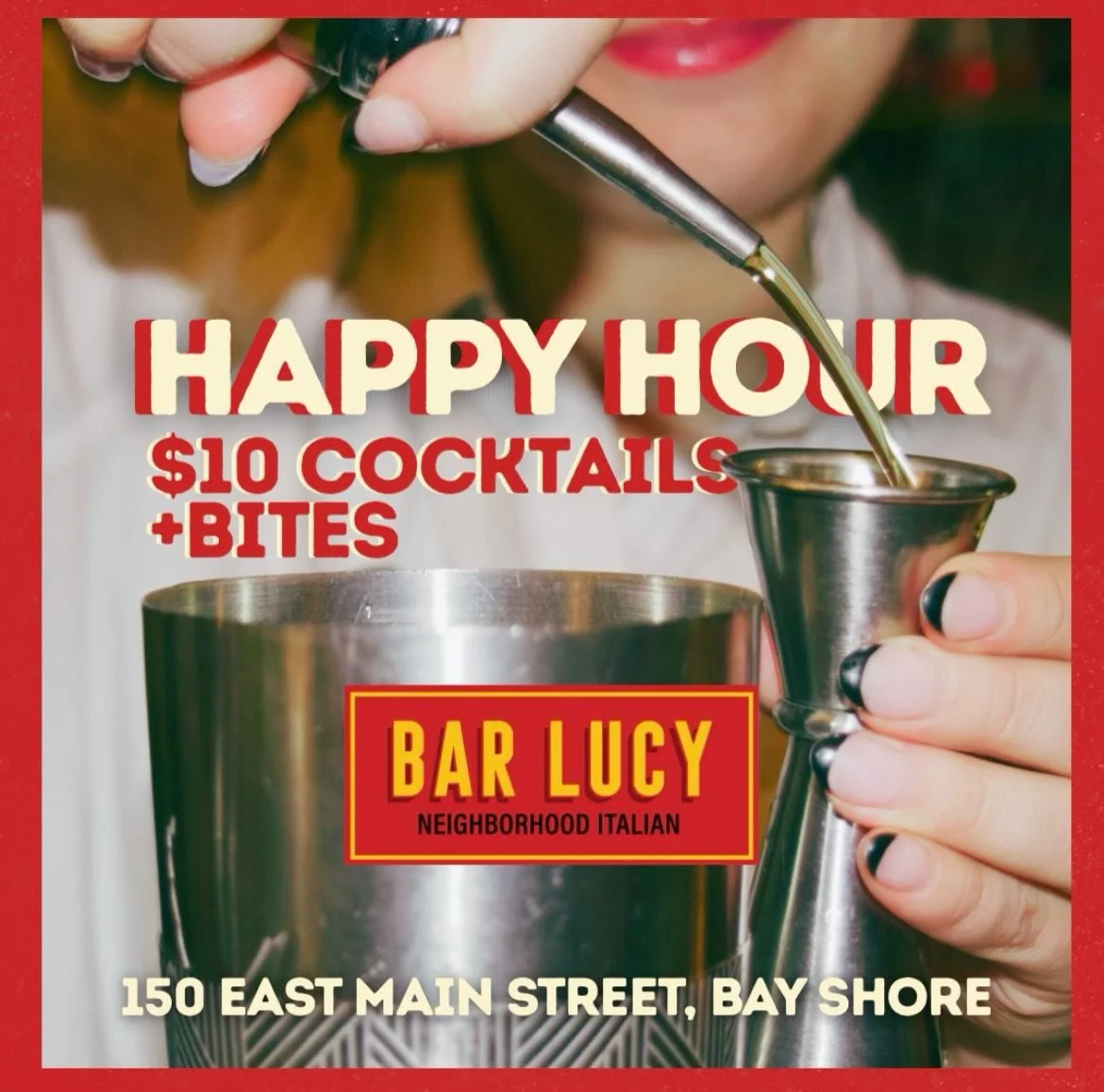 It&rsquo;s a beautiful day &amp; our tables outside are waiting for you! Enjoy $10 cocktails &amp; bites from 3-6