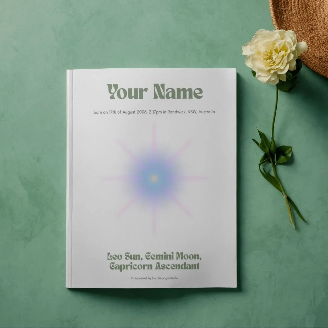 Cosmic Blueprint - written & printed Chart Report