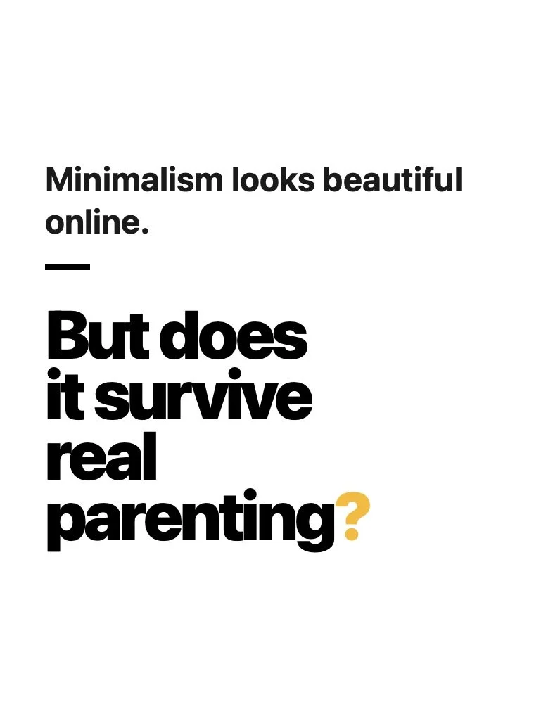 Define your version of minimalist parenting. The Minimalist Parenting Guide for Real Life gives you the systems to make it work.
Get the guide.
Subscribe for ongoing support.
theminimalparent.com #minimalistparenting #minimalism
